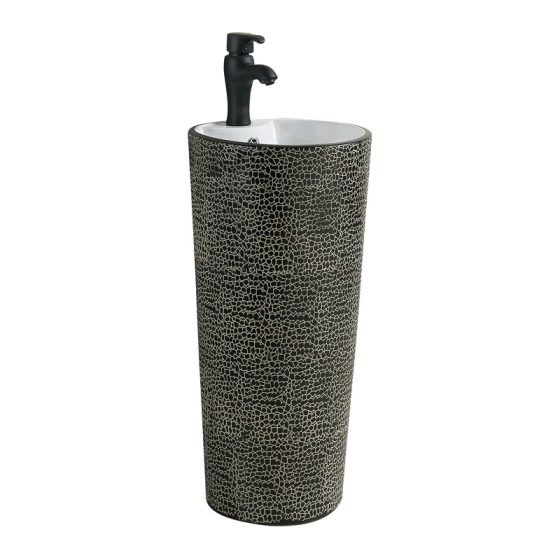 LT-321-HE-CT-4 black pedestal-basins