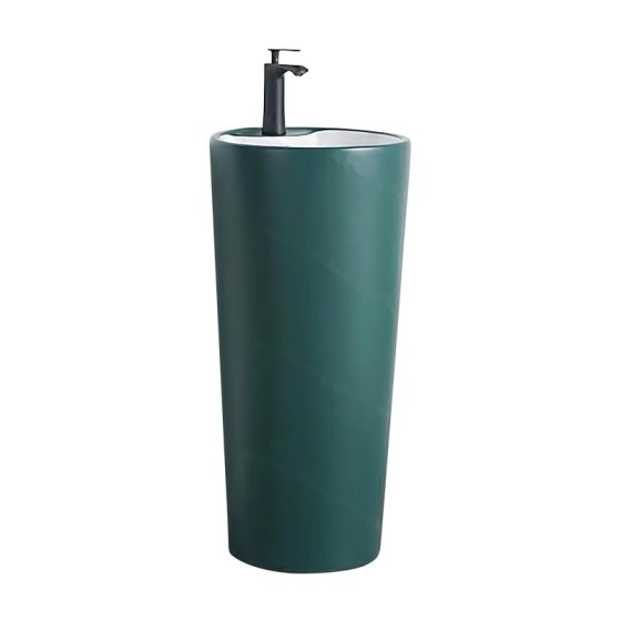 LT-321-M-BGW colored pedestal-basins