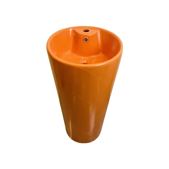 LT-321-M-O colored pedestal-basins