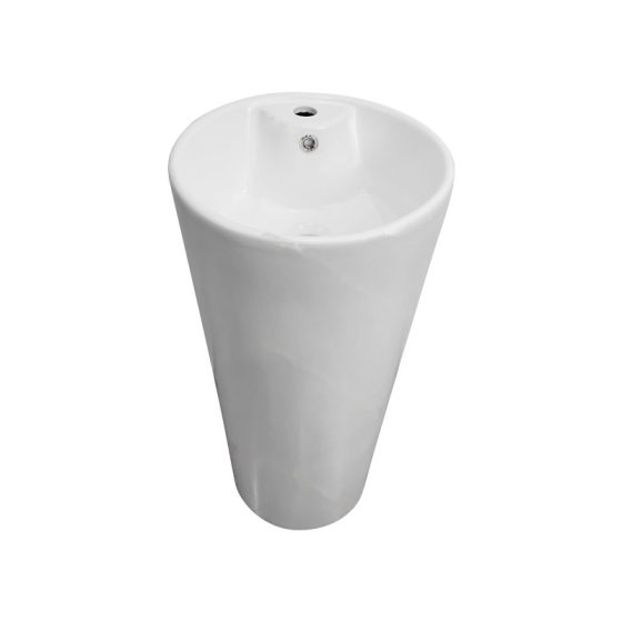 LT-321-M-W white pedestal-basins