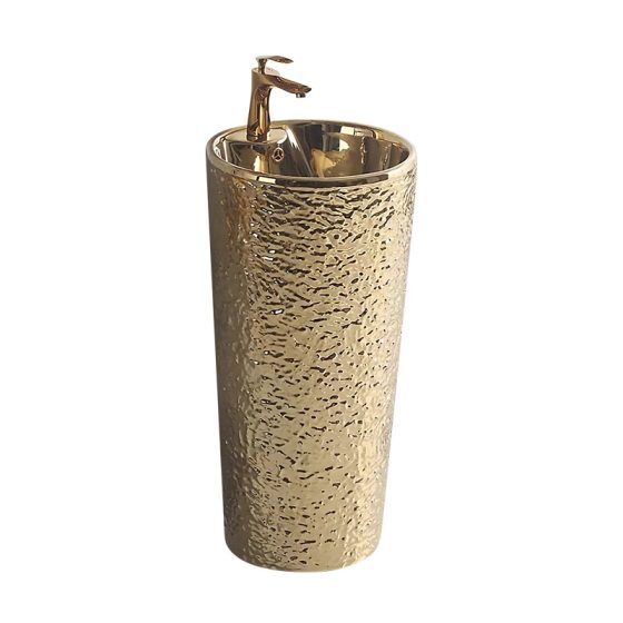 LT-321-RS-GD gold pedestal-basins