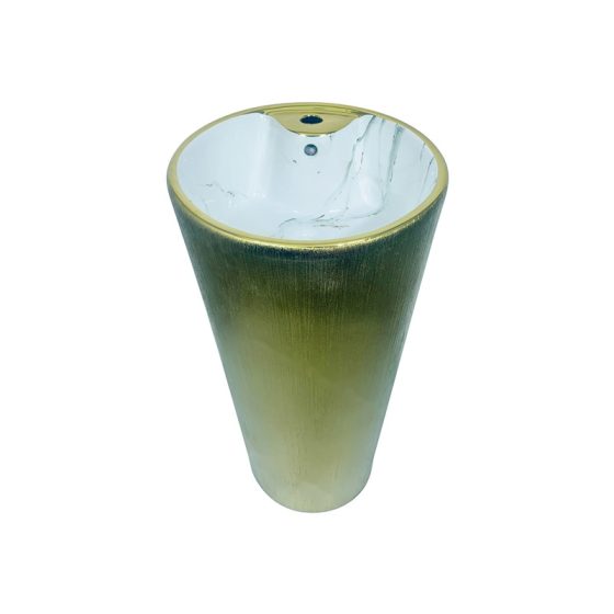 LT-321-SE-BRW3 patterned pedestal-basins