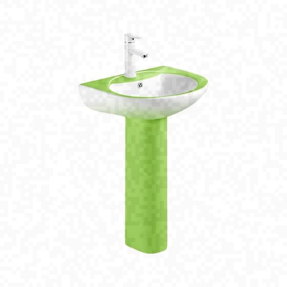 LT-321P-CG-WG gold pedestal-basins