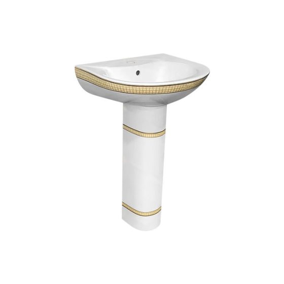 LT-321P-DC-CT4 gold pedestal-basins