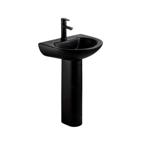 LT-321P-M-BL black pedestal-basins