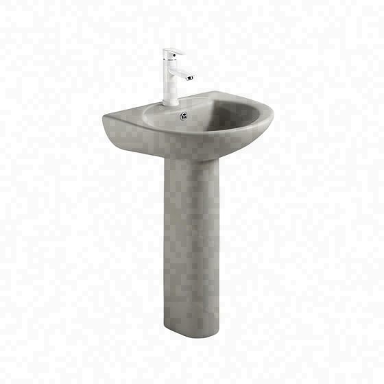 LT-321P-M-LG patterned pedestal-basins