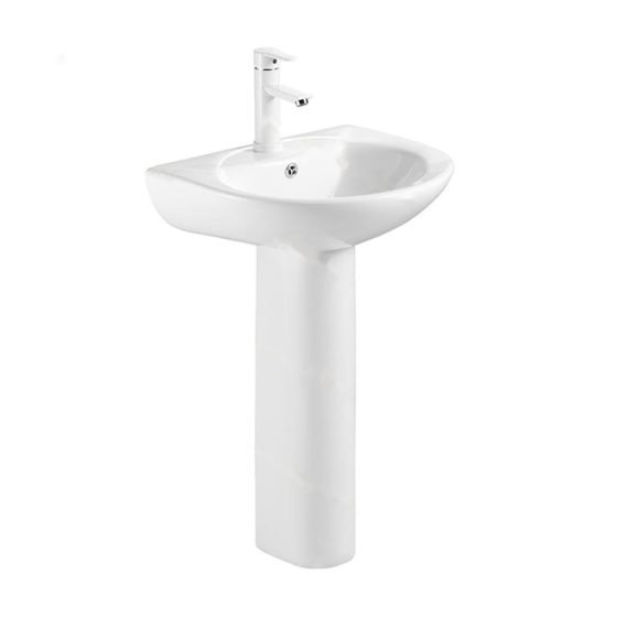 LT-321P white pedestal-basins