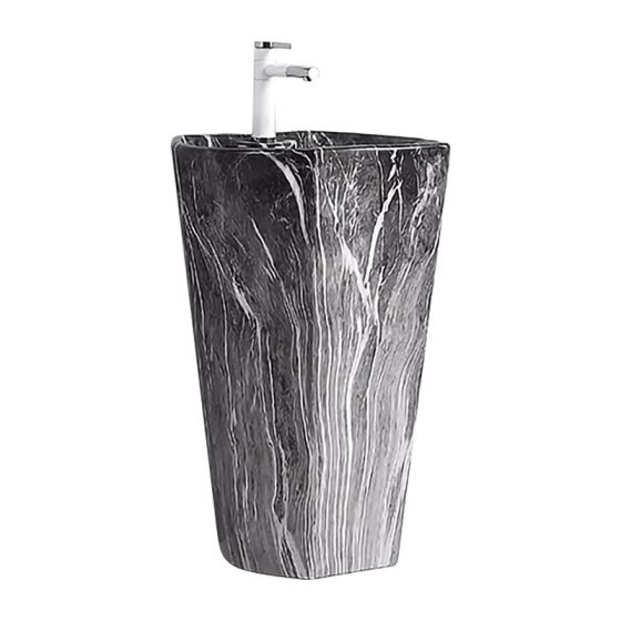 LT-322-DP-CT-147 patterned pedestal-basins