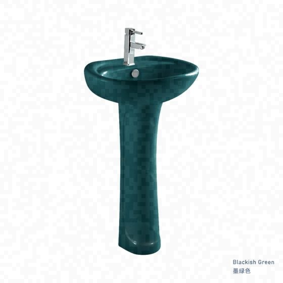 LT-322P-CG-BG colored pedestal-basins