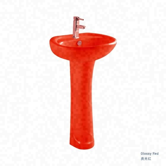 LT-322P-CG-R colored pedestal-basins