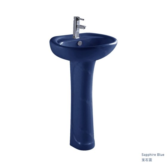 LT-322P-CG-SB colored pedestal-basins
