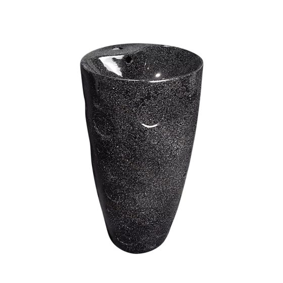 LT-323-CDG-BL black pedestal-basins