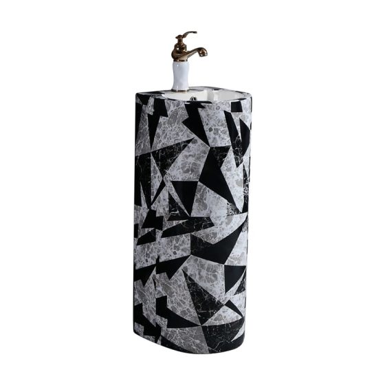 LT-325-DC-CT1 black pedestal-basins