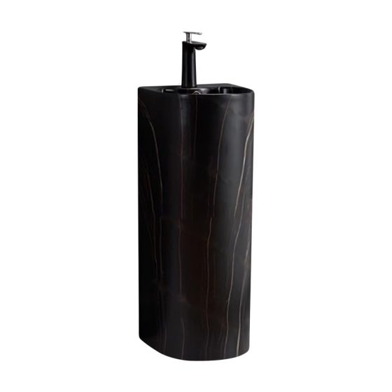 LT-325-DP-M-BL1 black pedestal-basins
