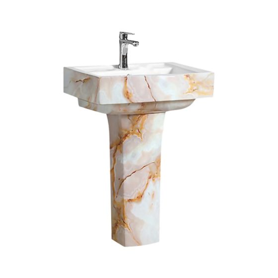 LT-325P-DP-1 patterned pedestal-basins