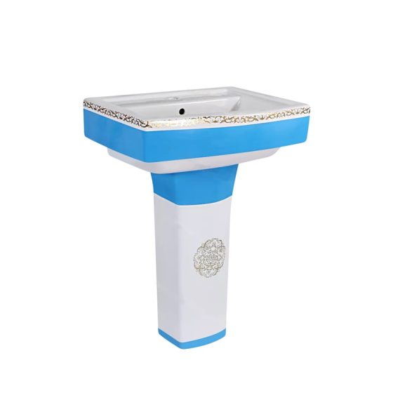 LT-325P-GID-WBU colored pedestal-basins