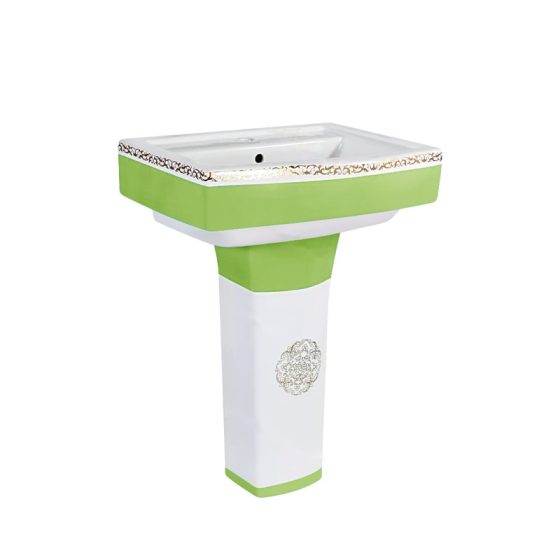 LT-325P-GID-WG colored pedestal-basins