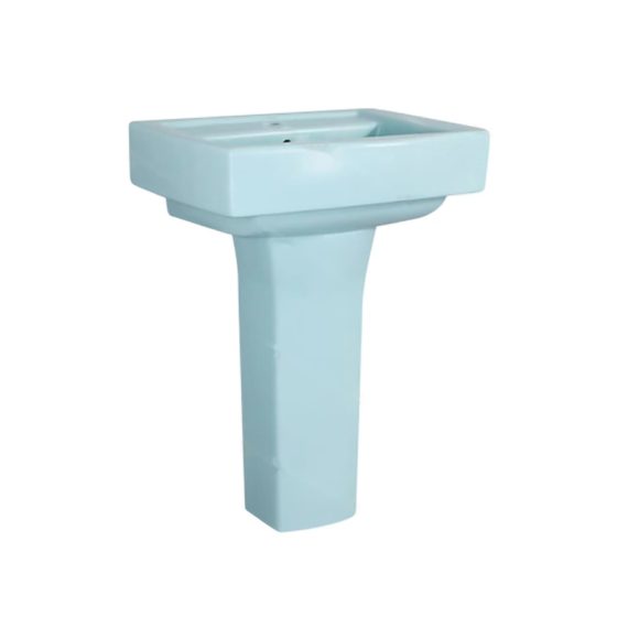 LT-325P-M-BU patterned pedestal-basins