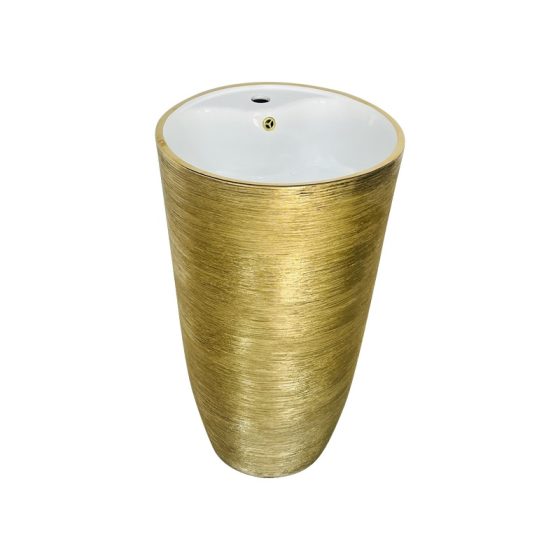 LT-326-BS-PGW gold pedestal-basins