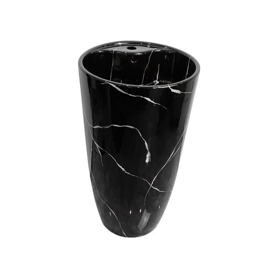 LT-326-CS-BL black pedestal-basins
