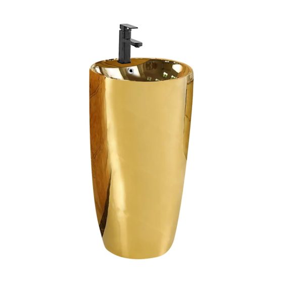 LT-326-GI-PG1 gold pedestal-basins