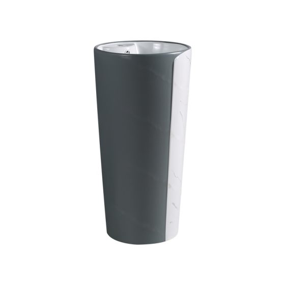LT-327-DP-M-WLG1 black pedestal-basins