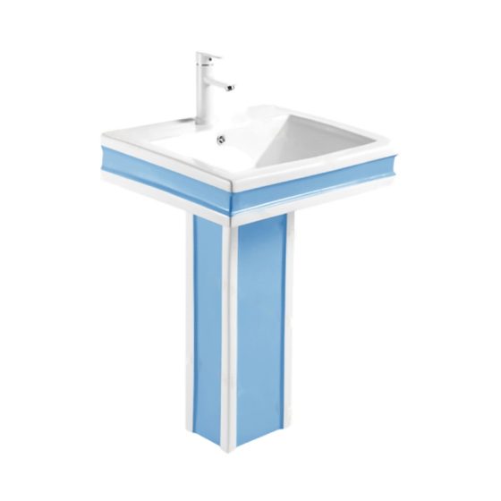 LT-328P-CG-WBU colored pedestal-basins