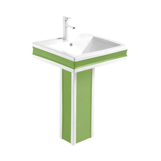LT-328P-CG-WG gold pedestal-basins