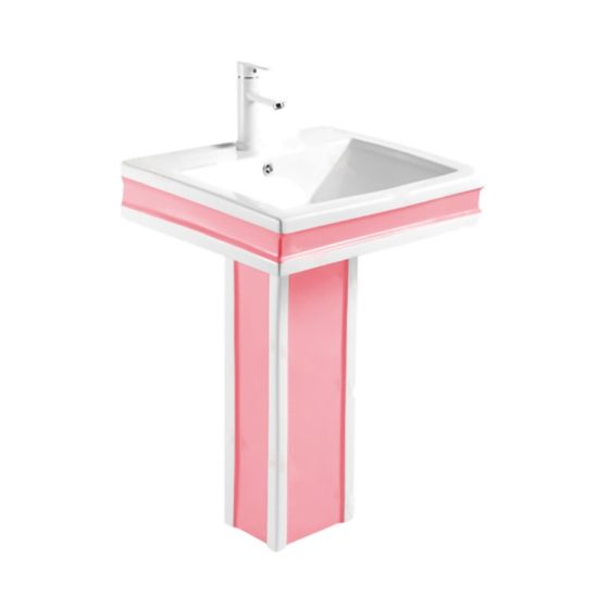 LT-328P-CG-WLP colored pedestal-basins