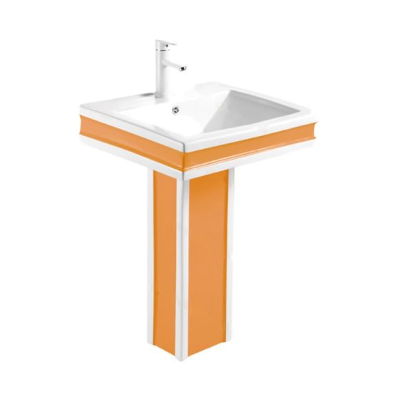 LT-328P-CG-WO colored pedestal-basins