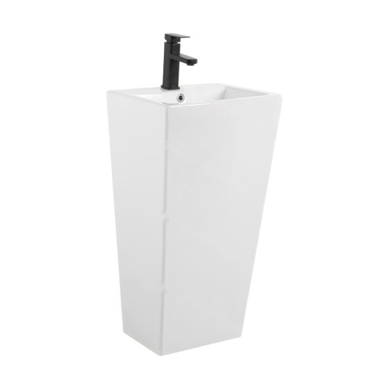 LT-329 white pedestal-basins