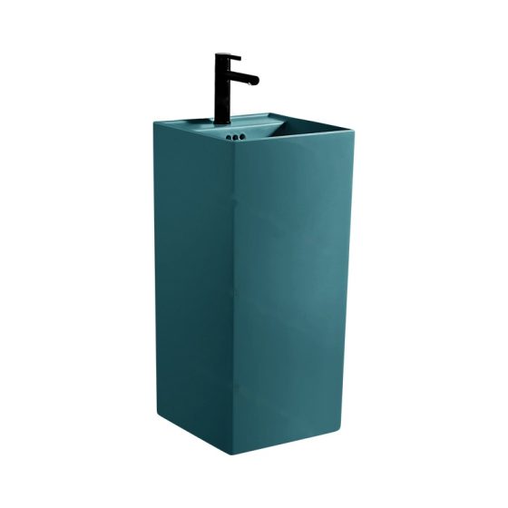 LT-331-M-BG colored pedestal-basins