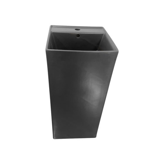 LT-331-M-DG black pedestal-basins