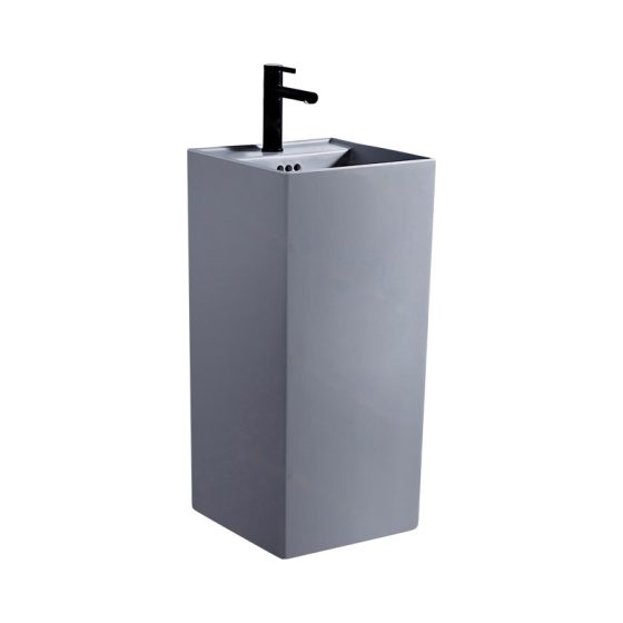 LT-331-M-LG grey pedestal-basins