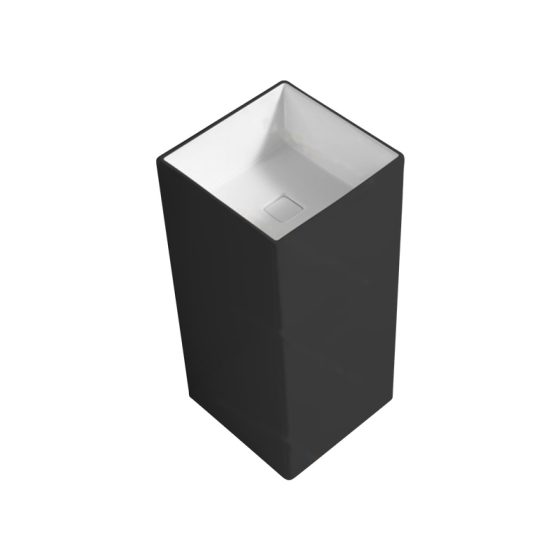 LT-331A-M-BLW black pedestal-basins