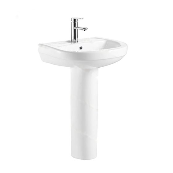 LT-332P white pedestal-basins