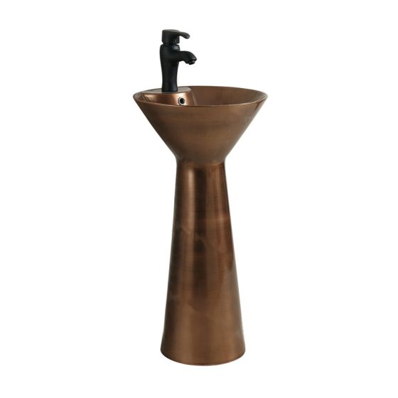 LT-333-BS-CG colored pedestal-basins