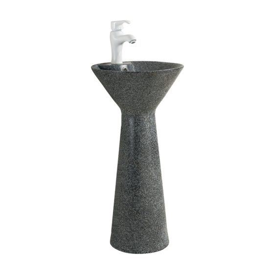 LT-333-CDG-M-LG black pedestal-basins