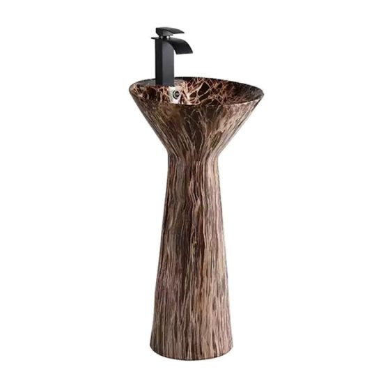 LT-333-DP-CT-1 colored pedestal-basins