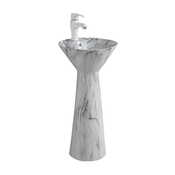 LT-333-DP-CT-14 patterned pedestal-basins