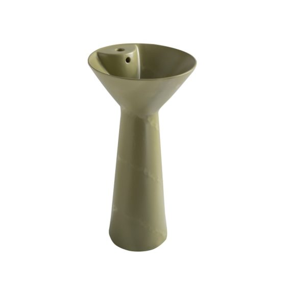 LT-333-M-GG gold pedestal-basins