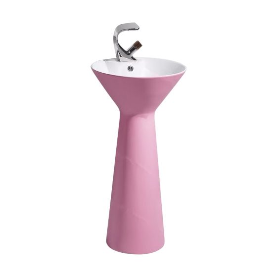 LT-333-M-LPW colored pedestal-basins
