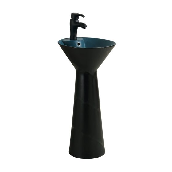 LT-333-M-UBLNSC black pedestal-basins