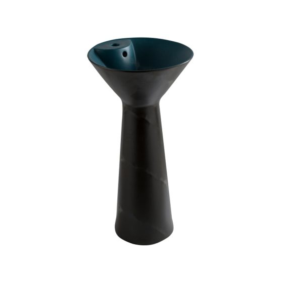 LT-333-M-UBLNTQB black pedestal-basins