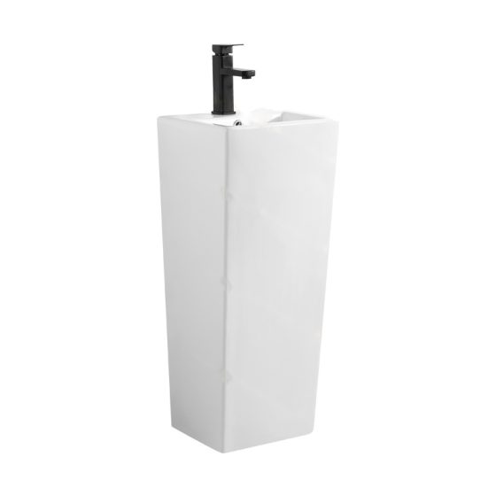 LT-334 white pedestal-basins