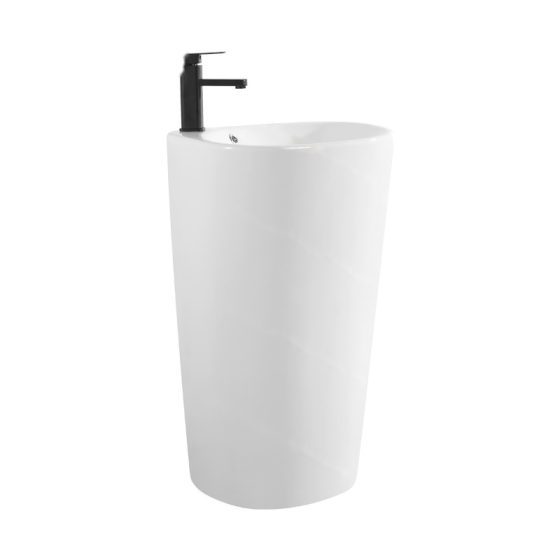 LT-335 white pedestal-basins