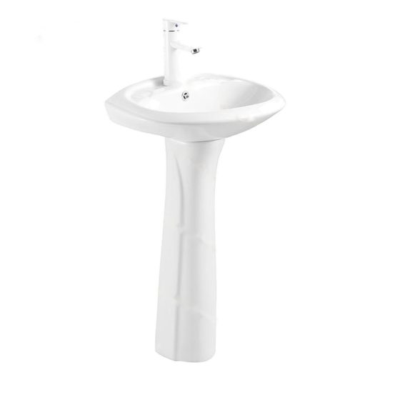 LT-335P white pedestal-basins