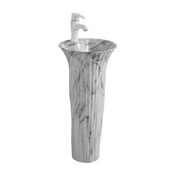 LT-336-DP-CT-14 patterned pedestal-basins