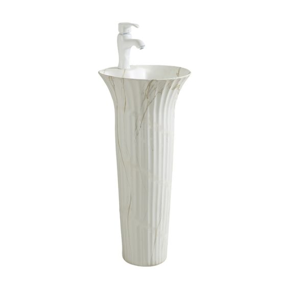 LT-336-DP-CT-16 patterned pedestal-basins