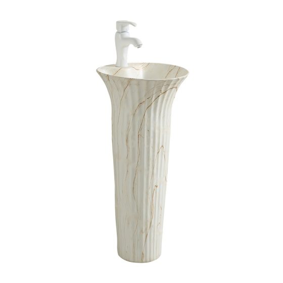 LT-336-DP-CT-27 patterned pedestal-basins